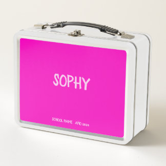 COLLAGE photo Lunchbox pink rose To Customise