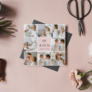 Collage Photo Mum We Love You Best Mother Gift