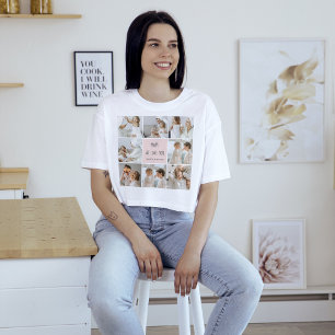 Collage Photo Mum We Love You Best Mother Gift T-Shirt