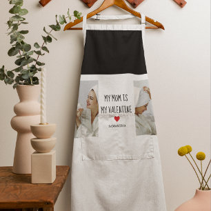 Collage Photo   My Mom Is My Valentine Gift Apron