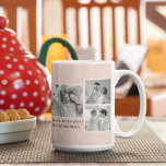 Collage Photo Pastel Pink Best Grandma Gift Coffee Mug<br><div class="desc">Looking for the perfect gift for your grandmother? Consider a beautiful collage photo in pastel pink tones. This sentimental and thoughtful gift is perfect for any occasion, from birthdays to Mother's Day and beyond. The collage photo can be customised to include pictures of your grandmother's loved ones, including her children,...</div>