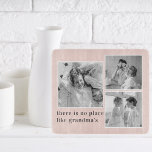 Collage Photo Pastel Pink Best Grandma Gift Cutting Board<br><div class="desc">Looking for the perfect gift for your grandmother? Consider a beautiful collage photo in pastel pink tones. This sentimental and thoughtful gift is perfect for any occasion, from birthdays to Mother's Day and beyond. The collage photo can be customised to include pictures of your grandmother's loved ones, including her children,...</div>