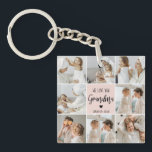 Collage Photo Pink We Love You Grandma Best Gift Key Ring<br><div class="desc">"Collage Photo Pink We Love You Grandma Best Gift" could refer to a sentimental and personalised gift for a grandmother. This gift may include a collection of photos arranged in a collage format, set against a pink background to add a touch of warmth and femininity. The collage could be created...</div>