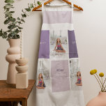 Collage Photo Purple Best Mum Ever Gift Apron<br><div class="desc">The Collage Photo Purple Best Mum Ever Gift is a wonderful way to show your appreciation and love for your mother. This gift features a beautiful collage of photos that showcase special memories shared between you and your mum. The collage is designed in a lovely shade of purple, adding a...</div>