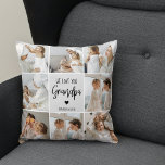 Collage Photo | We Love You Grandpa Gift  Cushion<br><div class="desc">Collage Photo | We Love You Grandpa Gift</div>