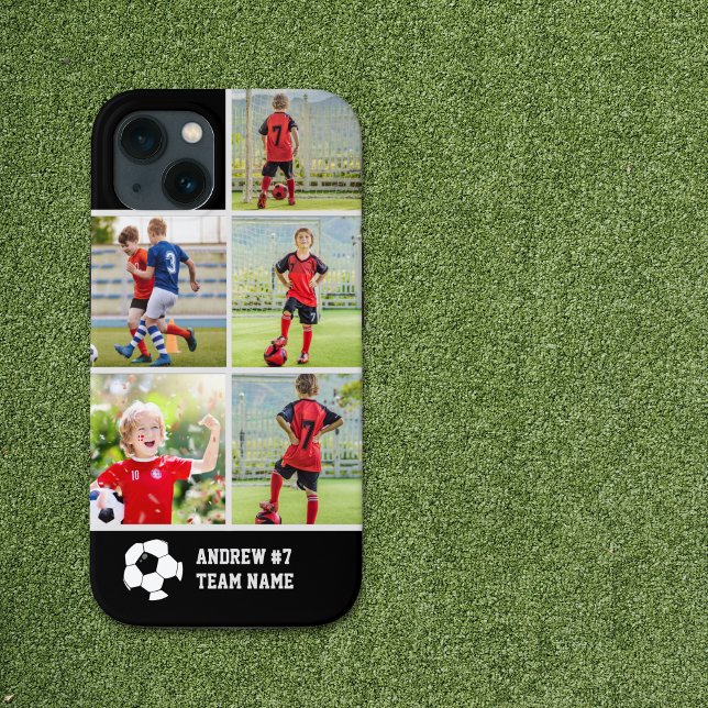 Collage photos Children's Soccer Team  Case-Mate iPhone Case (Creator Uploaded)