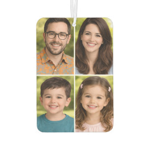 Collage Photos Family Memories  Car Air Freshener