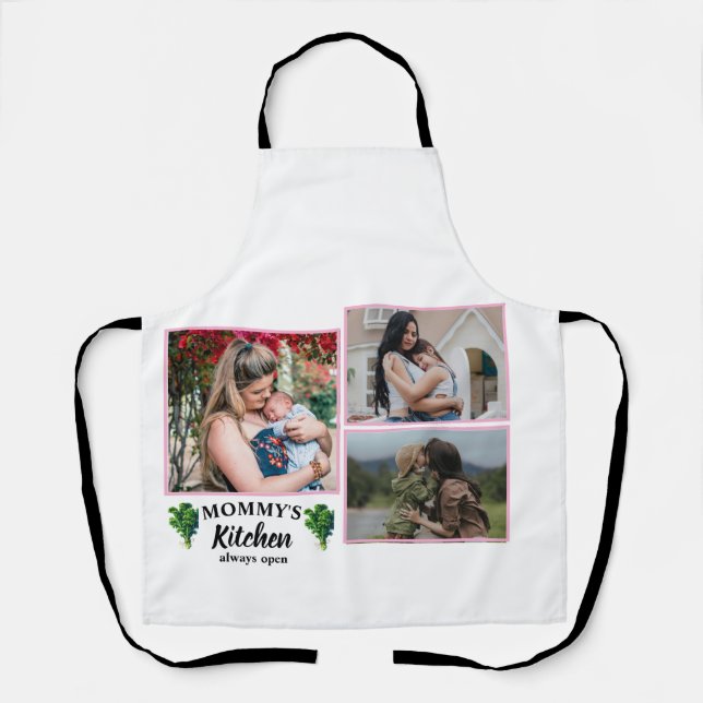 Collage Photos | "Mummy's Kitchen is Always Open Apron (Front)
