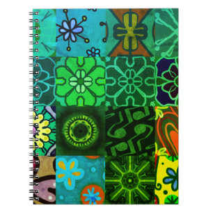 Collage Print 2  Notebook