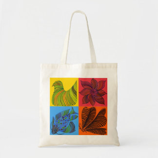 collage tote bag