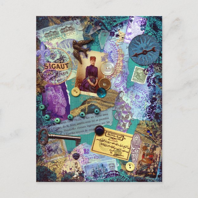 Collaged Postcard - Souvenirs (Front)