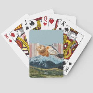 collaged retro cards