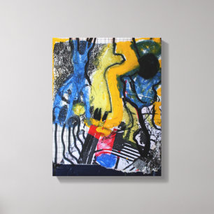 Collages Bruyants Artist's Book 16th page Canvas