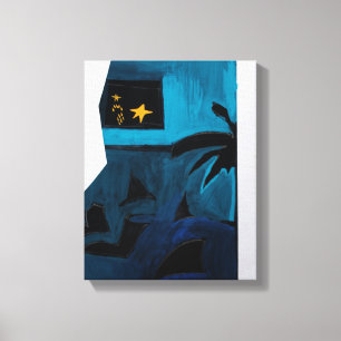 Collages Bruyants Artist's Book Blue Room 2 Canvas