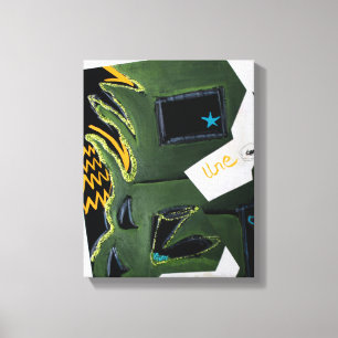 Collages Bruyants Artist's Book Odd Christmas C Canvas Print