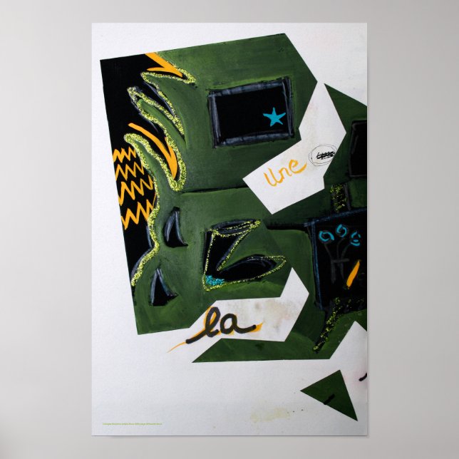 Collages Bruyants Artist's Book Odd Sad Christmas Poster (Front)