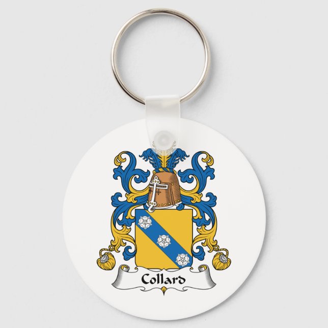 Collard Family Crest Key Ring (Front)