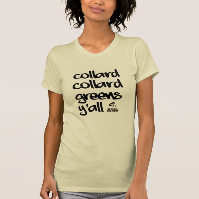 Collard Greens Georgia Organic Tshirt (Front)