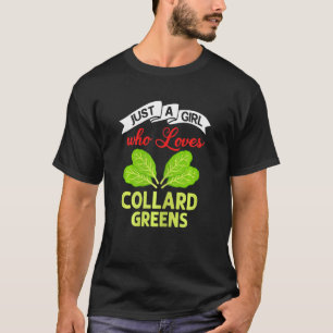 Collard Greens Recipe Plants Seasoning Vegatables T-Shirt