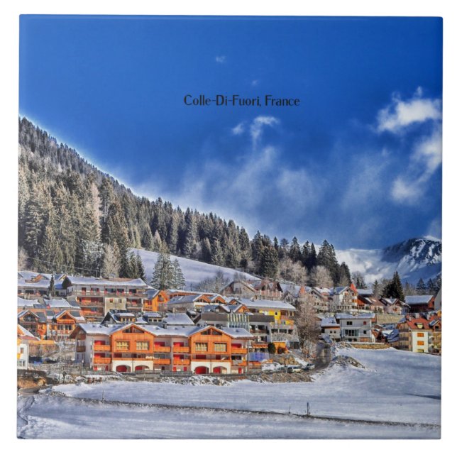 Colle-Di-Fuori, France Tile (Front)