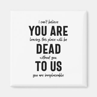 colleague farewell, retirement, coworker goodbye,  magnet