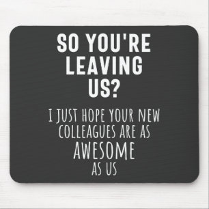 colleague farewell, retirement, coworker, goodbye, mouse pad