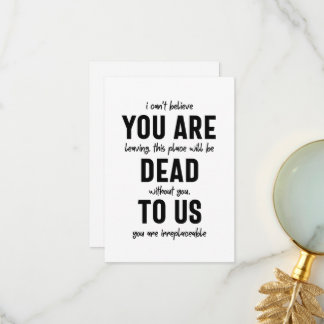 colleague farewell, retirement, coworker goodbye,  thank you card