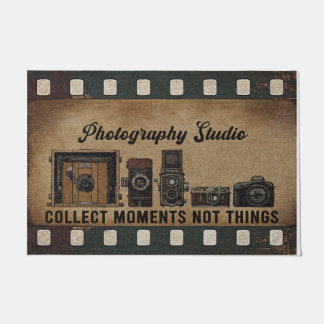 Collect Moments Not Things Photography Stuido Doormat