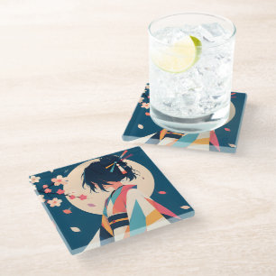 Collectable Anime inspired Glass Coaster