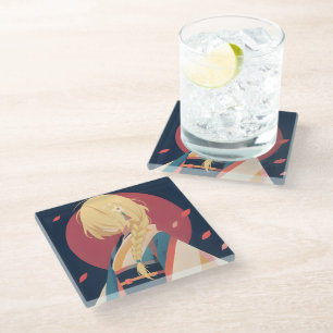 Collectable Anime inspired Glass Coaster