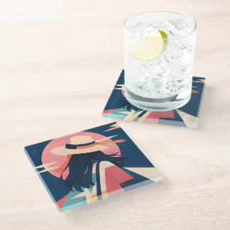 Collectable Anime inspired Glass Coaster