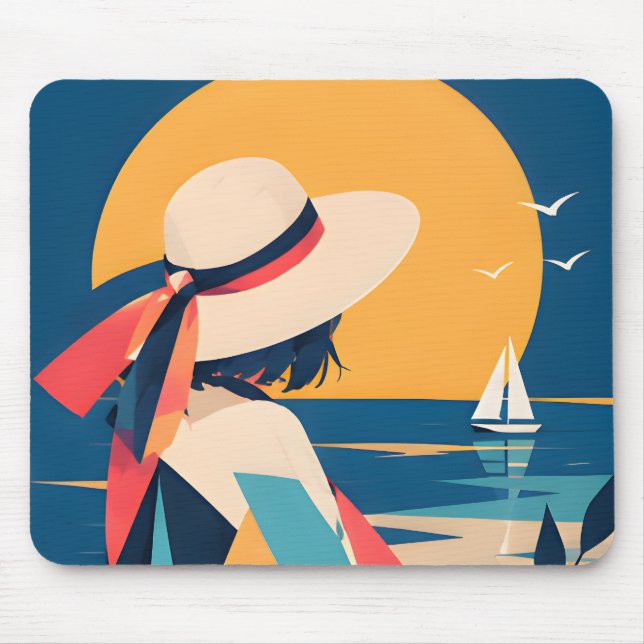 Collectable Anime inspired mouse pad (Front)