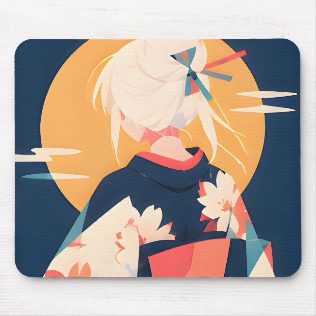 Collectable Anime inspired mouse pad (Front)