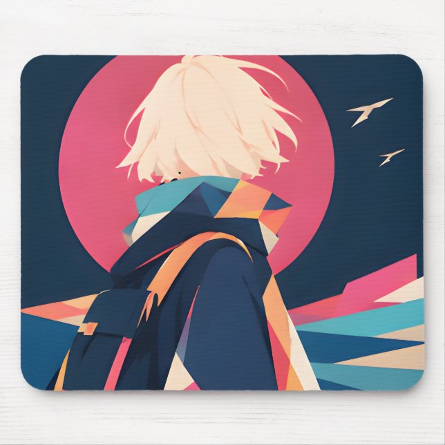 Collectable Anime inspired mouse pad (Front)