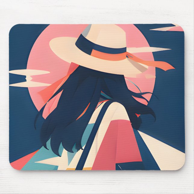 Collectable Anime inspired mouse pad (Front)
