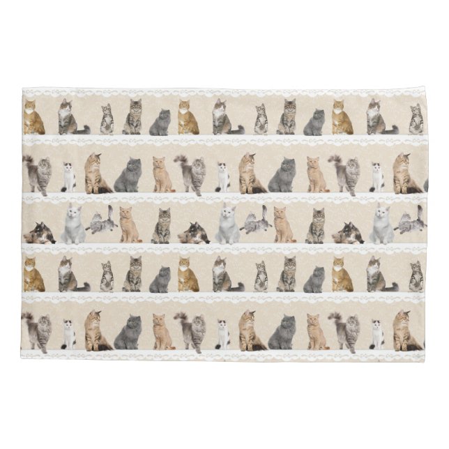 Collectable Cats Pillow Case (Back)