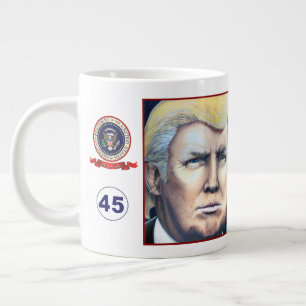 Collectable President Donald Trump Portrait Mug