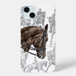 Collected Dressage Horses FEI iPhone 15 Mini Case