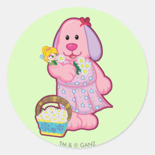 Collecting Flowers with Melanie Classic Round Sticker
