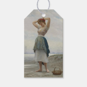 Collecting Pebbles and Seashells on the Beach Gift Tags