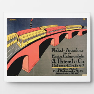 'Collecting Point For Over and Underground Railway Plaque