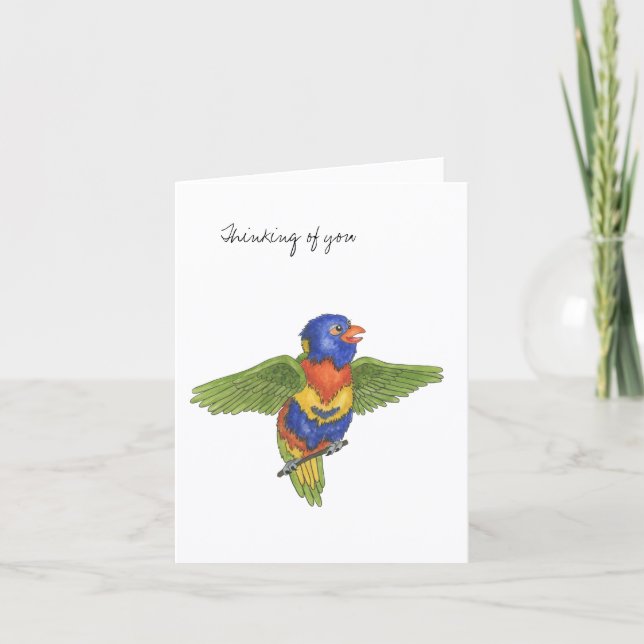 Collection Budgie  Note Card (Front)