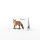 Collection Fox Note Card
