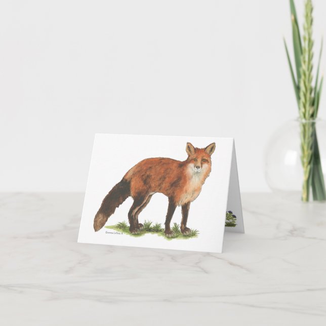 Collection Fox Note Card (Front)