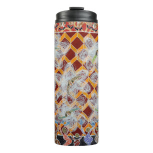 Collection of canvas masterpieces painted on canva thermal tumbler