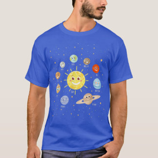Collection Of Every Planets Spacecraft Astronaut T T-Shirt