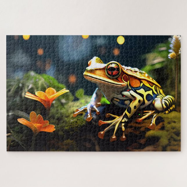 Collection of Jigsaw Puzzle Frogs Costa Rica (Horizontal)