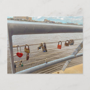 Collection of Love Locks Postcard