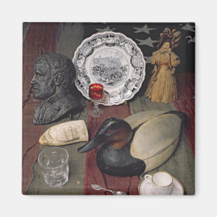 Collection of objects, including a cup magnet