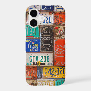 Collection of Rusty Retro License Plates
